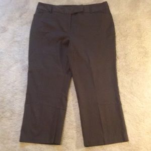 Apt 9 stretch Ava chocolate brown capris